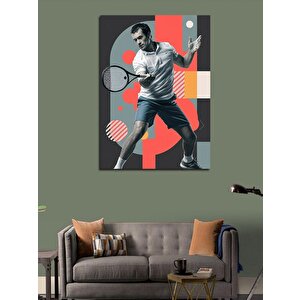 Kanvas Tablo Tenis Temalı 50x70 cm