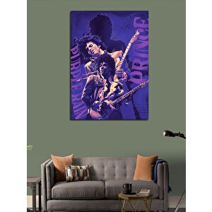 Kanvas Tablo Prince Purple Rain 100x140 cm