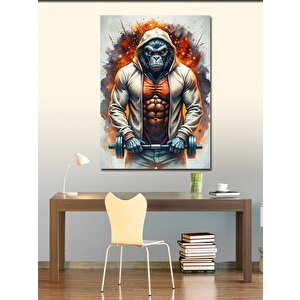 Kanvas Tablo Kaslı Maymun 70x100 cm