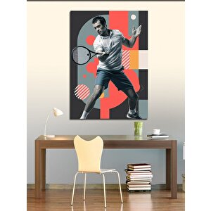 Kanvas Tablo Tenis Temalı 100x140 cm