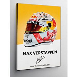 Kanvas Tablo Max Verstappen Formula 1 50x70 cm