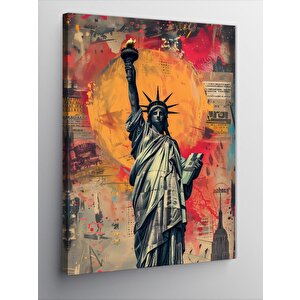 Kanvas Tablo Pop Art Özgürlük Heykeli 70x100 cm