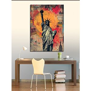 Kanvas Tablo Pop Art Özgürlük Heykeli 70x100 cm