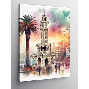 Kanvas Tablo İzmir Saat Kulesi 70x100 cm