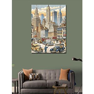 Kanvas Tablo Eski Zamanlarda Amerika 50x70 cm