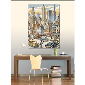 Kanvas Tablo Eski Zamanlarda Amerika 50x70 cm