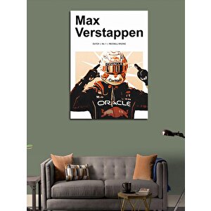 Kanvas Tablo Max Verstappen Formula 1 70x100 cm