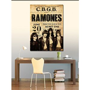 Kanvas Tablo Ramones Müzik Grubu 50x70 cm