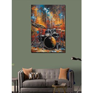 Kanvas Tablo Bateri Seti 100x140 cm