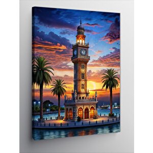Kanvas Tablo İzmir Saat Kulesi 50x70 cm