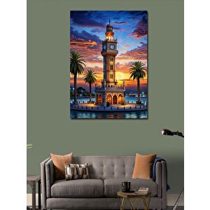 Kanvas Tablo İzmir Saat Kulesi 50x70 cm
