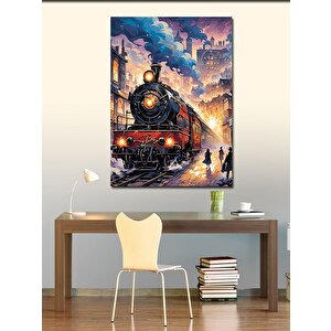 Kanvas Tablo Eski Buharlı Tren 50x70 cm