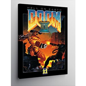 Kanvas Tablo Doom 2  70x100 cm