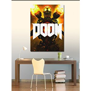 Kanvas Tablo Doom Oyu Posteri 50x70 cm