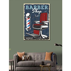 Kanvas Tablo Berber Koltuğu Berber Temalı 70x100 cm