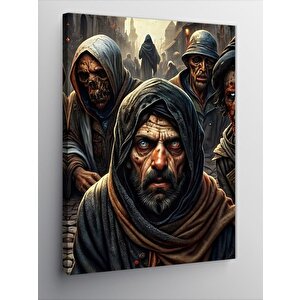Kanvas Tablo Zombiler 50x70 cm