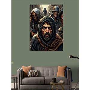 Kanvas Tablo Zombiler 50x70 cm