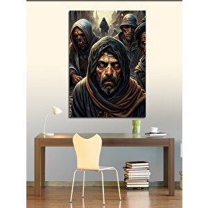 Kanvas Tablo Zombiler 50x70 cm
