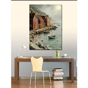 Kanvas Tablo Sahil Evleri 70x100 cm