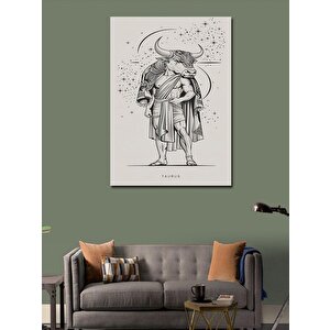 Kanvas Tablo Boğa Burcu 70x100 cm
