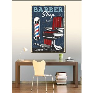 Kanvas Tablo Berber Koltuğu Berber Temalı 50x70 cm