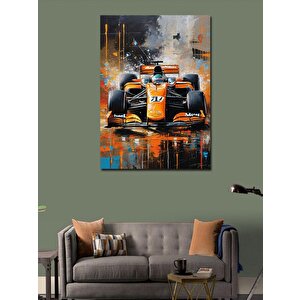 Kanvas Tablo Formula 1 Temalı 50x70 cm