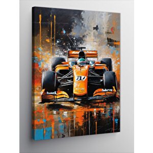 Kanvas Tablo Formula 1 Temalı 70x100 cm