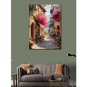 Kanvas Tablo Arnavut Kaldırımlı Sokak 70x100 cm