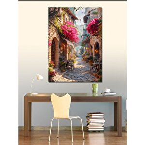 Kanvas Tablo Arnavut Kaldırımlı Sokak 70x100 cm