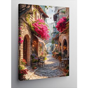 Kanvas Tablo Arnavut Kaldırımlı Sokak 50x70 cm