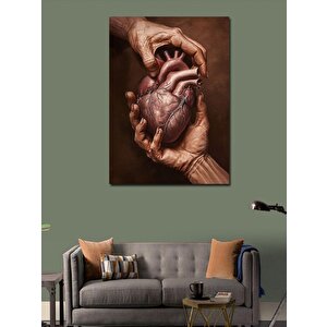 Kanvas Tablo Tüm Kalbim Senindir 70x100 cm
