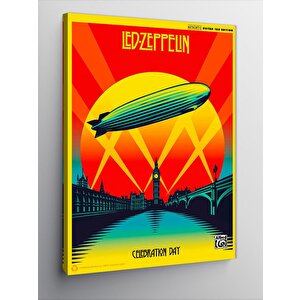 Kanvas Tablo Led Zeppelin Müzik Grubu 70x100 cm