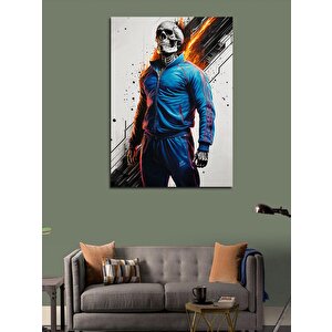 Kanvas Tablo Eşofmanlı İskelet 100x140 cm