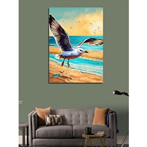 Kanvas Tablo Uçan Martı 70x100 cm