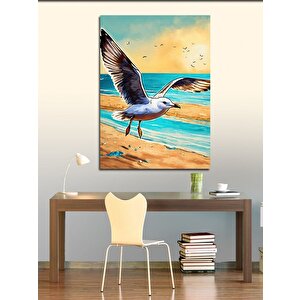 Kanvas Tablo Uçan Martı 100x140 cm