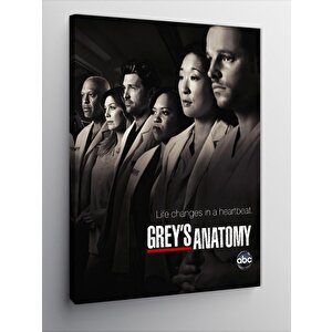 Kanvas Tablo Greys Anatomy Afiş 70x100 cm