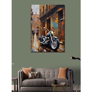 Kanvas Tablo Motosiklet Temalı 70x100 cm