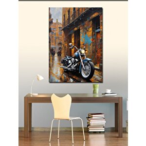 Kanvas Tablo Motosiklet Temalı 70x100 cm