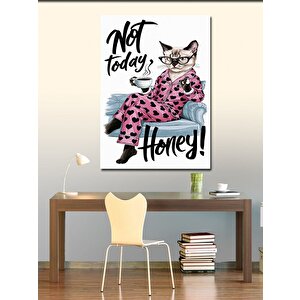 Kanvas Tablo Bugün Olmaz Tatlım 70x100 cm