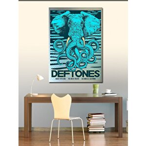 Kanvas Tablo Deftones Müzik Grubu 100x140 cm