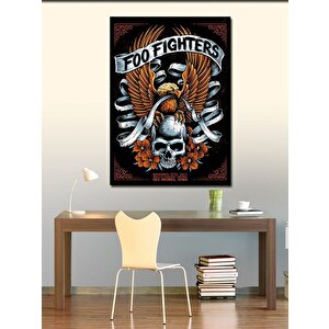 Kanvas Tablo Foo Fighters Müzik Grubu 70x100 cm