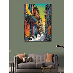 Kanvas Tablo Eski Sokak 50x70 cm