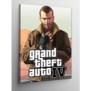 Kanvas Tablo Gta 4 100x140 cm