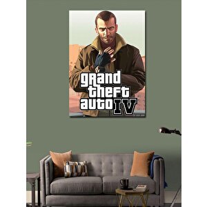 Kanvas Tablo Gta 4 100x140 cm