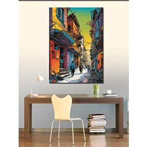 Kanvas Tablo Eski Sokak 100x140 cm