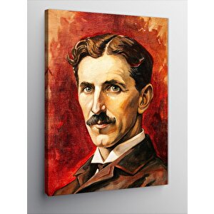 Kanvas Tablo Nikola Tesla 50x70 cm