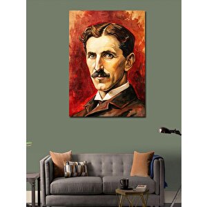 Kanvas Tablo Nikola Tesla 50x70 cm