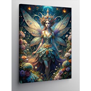 Kanvas Tablo Kanatlı Peri Kızı 70x100 cm