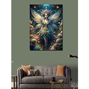 Kanvas Tablo Kanatlı Peri Kızı 70x100 cm