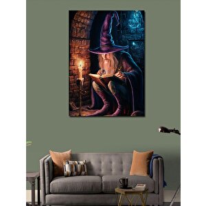 Kanvas Tablo Mistik Büyücünün Gizli Sırları 70x100 cm